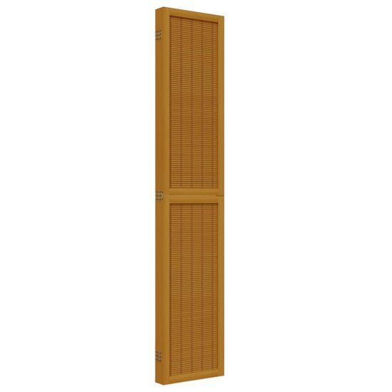Kamerscherm Met 5 Panelen Massief Paulowniahout Bruin 40 x 200 cm
