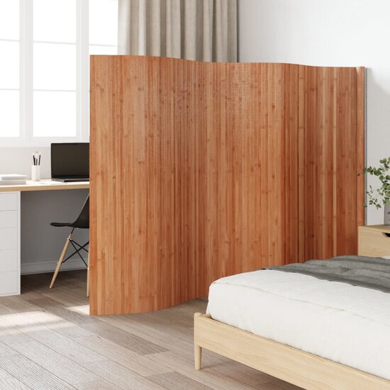 Kamerscherm&nbsp;165X400 Cm&nbsp;Bamboe 400 x 165 cm Bruin