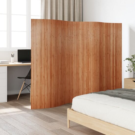 Kamerscherm&nbsp;165X250 Cm&nbsp;Bamboe 250 x 165 cm Bruin