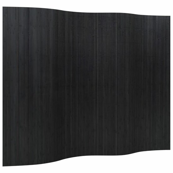 Kamerscherm 165X250 Cm Bamboe 250 x 165 cm Zwart