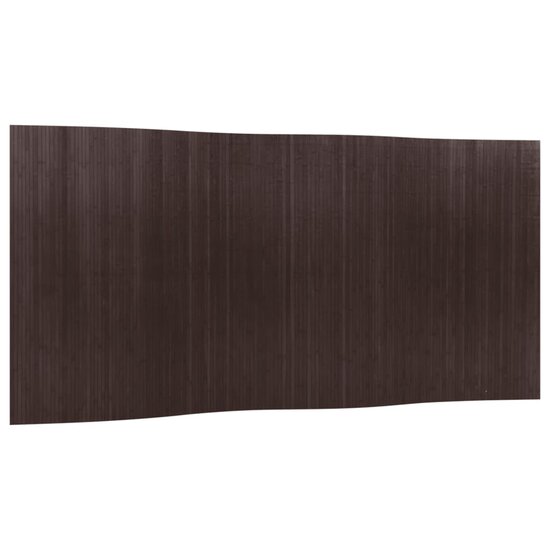 Kamerscherm&nbsp;165X400 Cm&nbsp;Bamboe 400 x 165 cm Donkerbruin