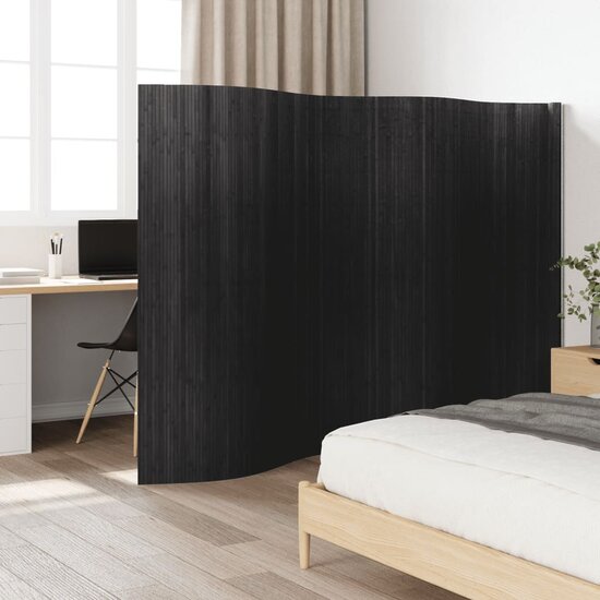 Kamerscherm&nbsp;165x400 cm&nbsp;bamboe grijs