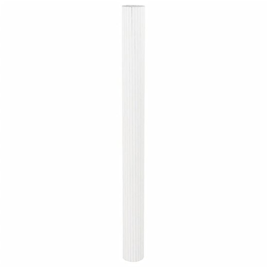 Kamerscherm 165x800 cm bamboe wit
