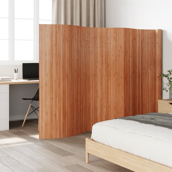Kamerscherm 165X600 Cm Bamboe 600 x 165 cm Bruin