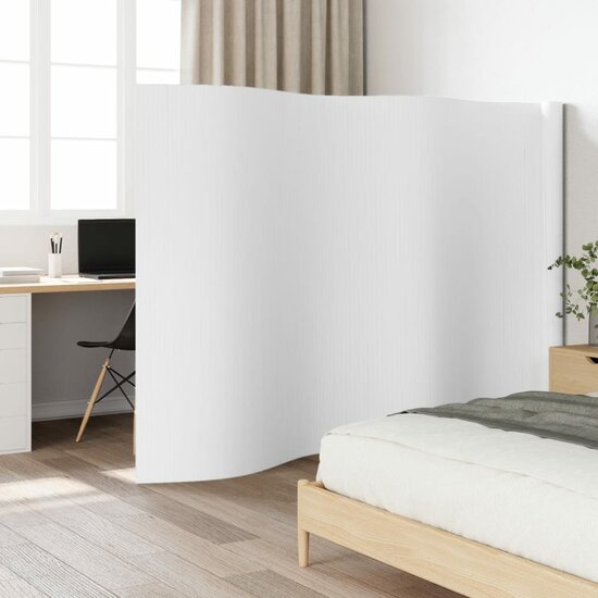 Kamerscherm 165X600 Cm Bamboe 600 x 165 cm Wit