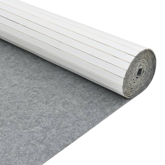 Kamerscherm 165X600 Cm Bamboe 600 x 165 cm Wit