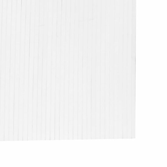 Kamerscherm 165X600 Cm Bamboe 600 x 165 cm Wit