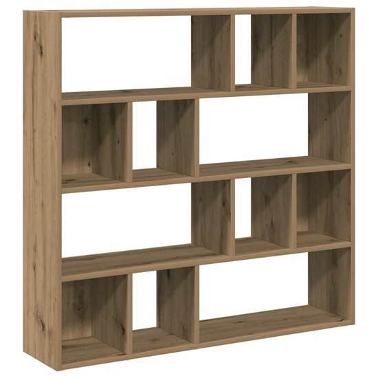 Boekenkast/Kamerscherm 105X24X102 Cm Artisanaal Eikenkleur artisanaal eikenkleurig