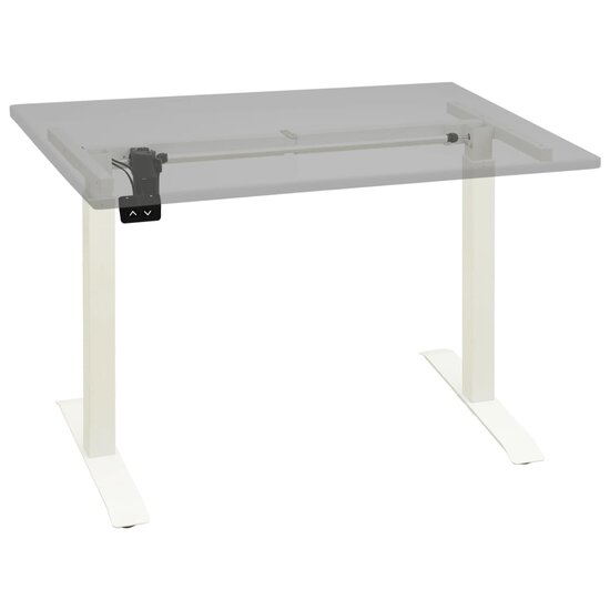 Zit-Stabureauframe Elektrisch Gemotoriseerd Wit
