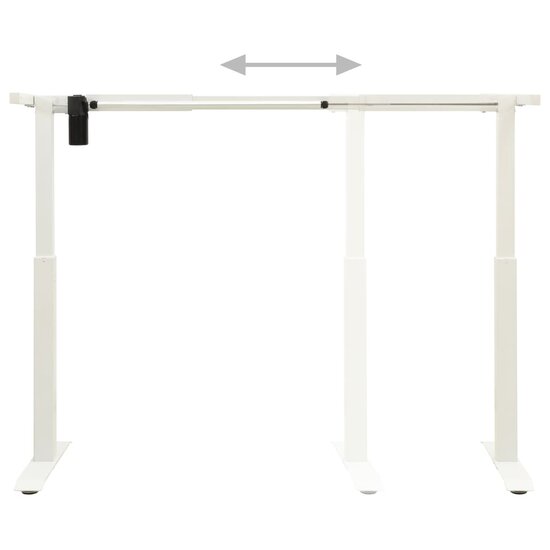 Zit-Stabureauframe Elektrisch Gemotoriseerd Wit