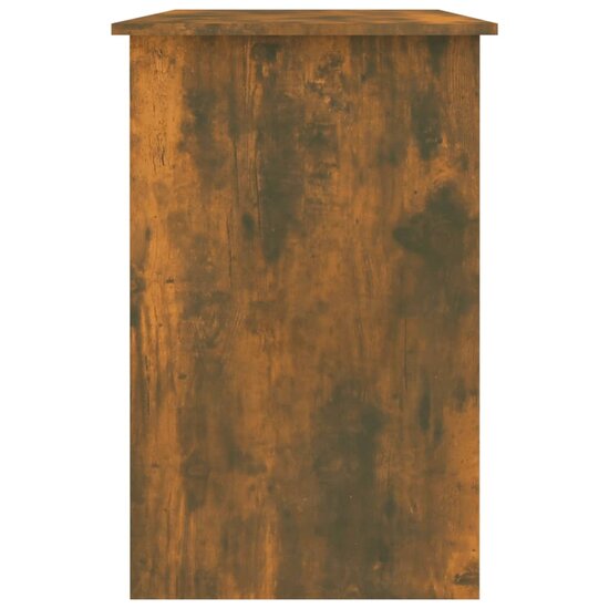 Bureau 100x50x76 cm bewerkt hout gerookt eikenkleurig