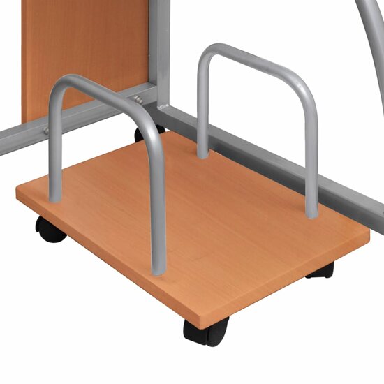 Computerbureau 110X52X88,5 Cm Bewerkt Hout Bruin