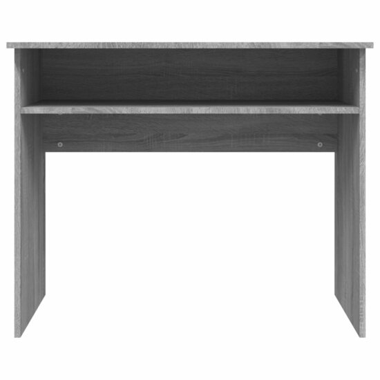 Bureau 90x50x74 cm bewerkt hout grijs sonoma eikenkleurig
