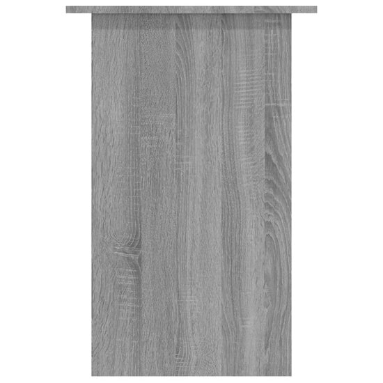 Bureau 90x50x74 cm bewerkt hout grijs sonoma eikenkleurig