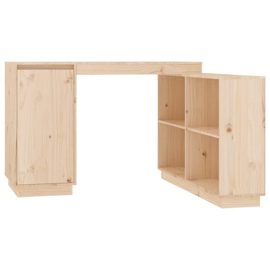 Bureau 110X50X75 Cm Massief Grenenhout Naturel