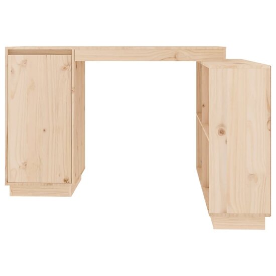 Bureau 110X50X75 Cm Massief Grenenhout Naturel