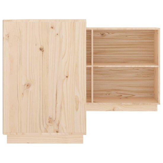 Bureau 110X50X75 Cm Massief Grenenhout Naturel