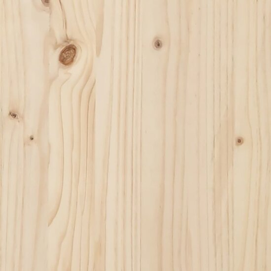 Bureau 110X50X75 Cm Massief Grenenhout Naturel