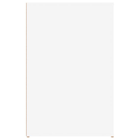 Bureau 100x49x75 cm bewerkt hout wit