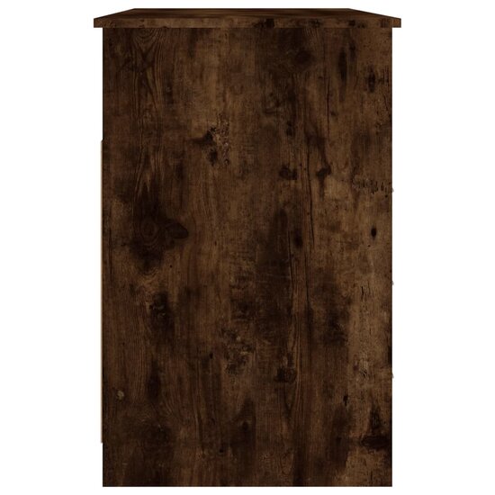Bureau met lades 102x50x76 cm bewerkt hout gerookt eikenkleurig
