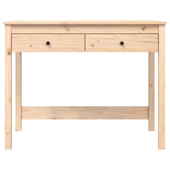 Bureau Met Lades 100X50X78 Cm Massief Grenenhout Naturel