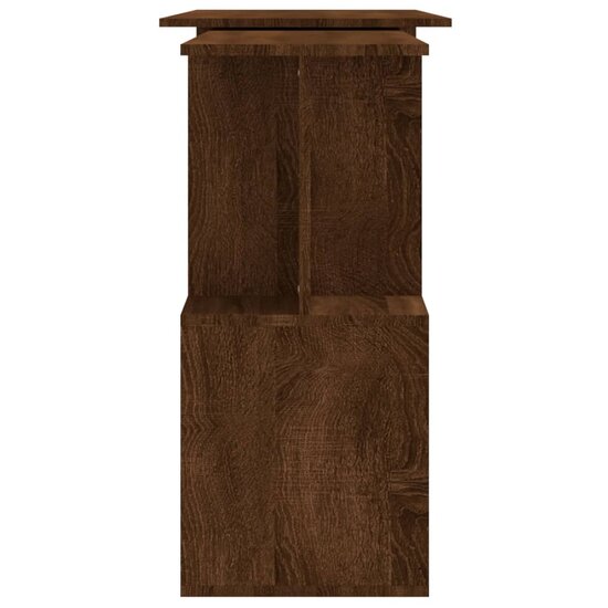 Hoekbureau 200X50X76 Cm Bewerkt Hout bruin eikenkleur