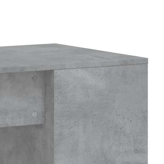 Bureau 102X50X75 Cm Bewerkt Hout Betongrijs