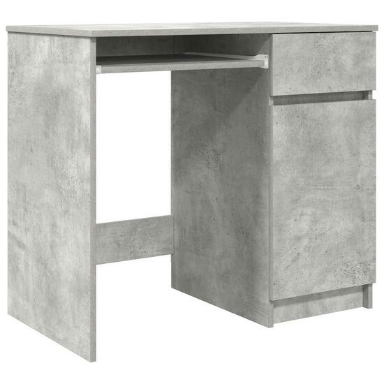 Bureau 86X49X76 Cm Spaanplaat Betongrijs