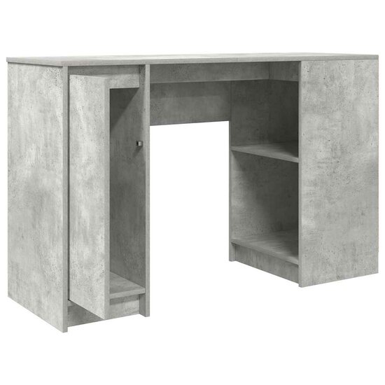 Bureau 120X42X76 Cm Spaanplaat Betongrijs