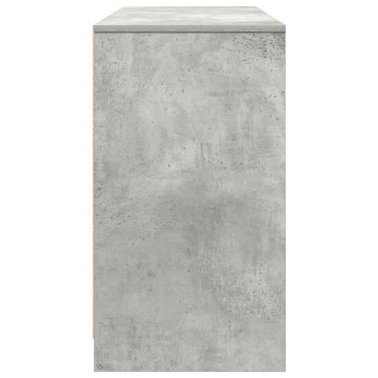 Bureau 120X42X76 Cm Spaanplaat Betongrijs