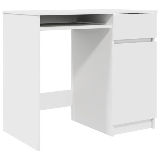 Bureau 86X49X76 Cm Spaanplaat Wit