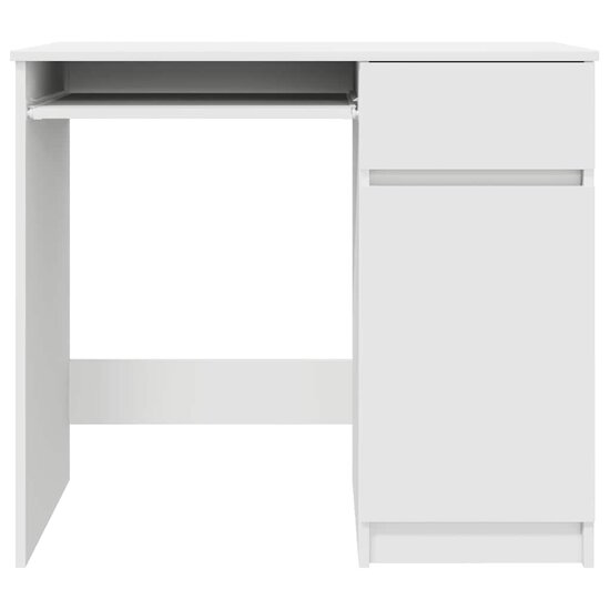 Bureau 86X49X76 Cm Spaanplaat Wit