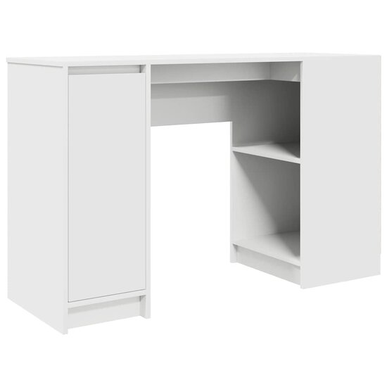 Bureau 120X42X76 Cm Spaanplaat Wit