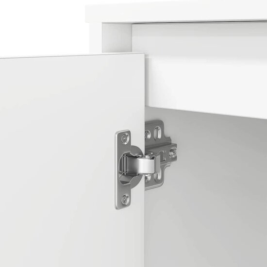Bureau 120X42X76 Cm Spaanplaat Wit