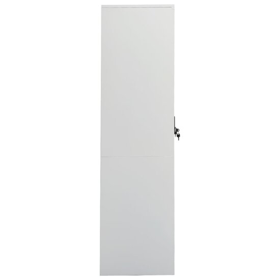 Kledingkast 80X50X180 Cm Staal Lichtgrijs