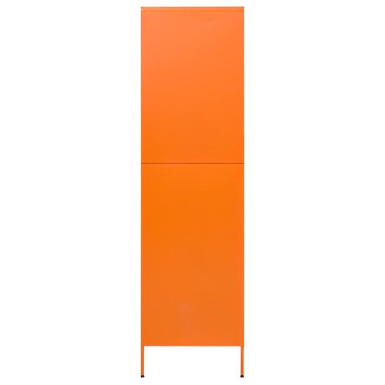 Kledingkast 90X50X180 Cm Staal Oranje orange
