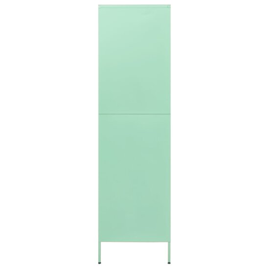 Kledingkast 90X50X180 Cm Staal Mintkleurig Mintgroen