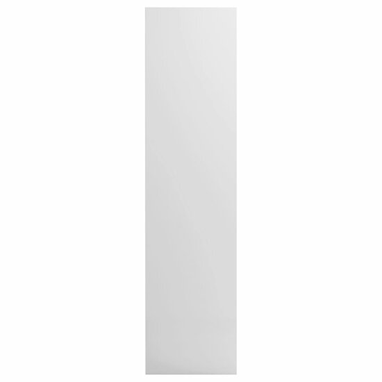 Kledingkast 50x50x200 cm bewerkt hout hoogglans wit