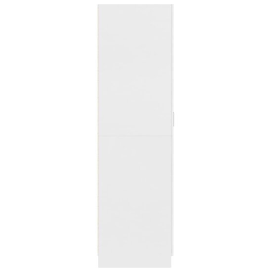 Kledingkast 80x52x180 cm bewerkt hout wit