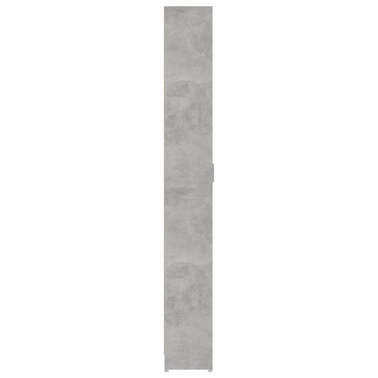Gangkast 55x25x189 cm bewerkt hout betongrijs