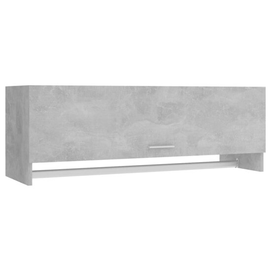 Kledingkast 100X32,5X35 Cm Bewerkt Hout 100 x 32.5 x 35 cm Betongrijs