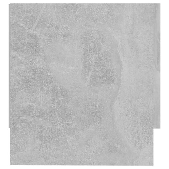 Kledingkast 100X32,5X35 Cm Bewerkt Hout 100 x 32.5 x 35 cm Betongrijs
